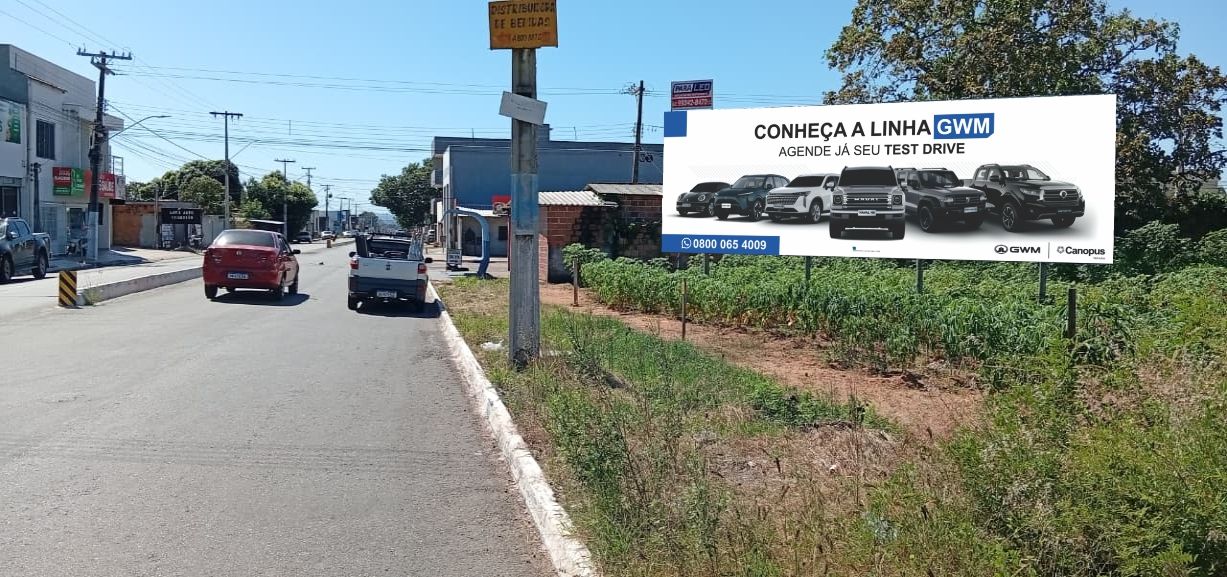 Outdoor em Gurupi - RUA S-5 - AV. DA FACULDADE UNIRG CAMPUS I E AEROPORTO (#GPI06) | Paraled Mídia Exterior