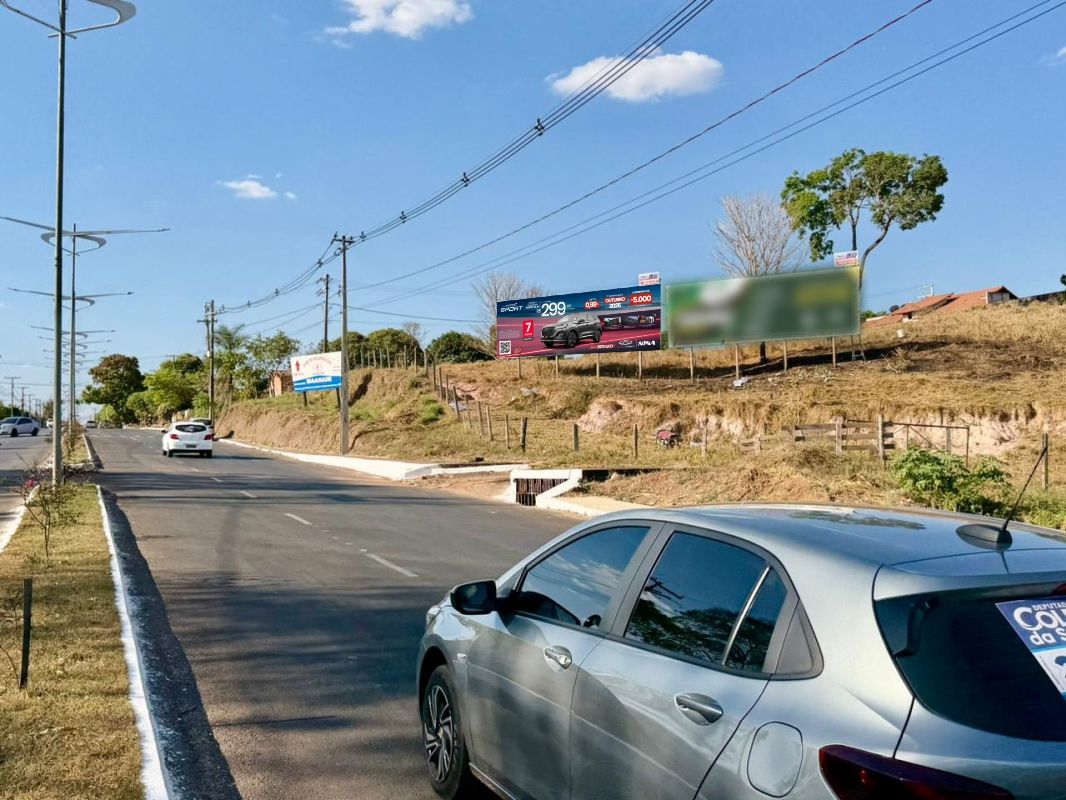 Outdoor em Gurupi - AEROPORTO, AV. GOIÁS, VINDO DO CENTRO SENTIDO AEROPORTO (#GPI11) | Paraled Mídia Exterior