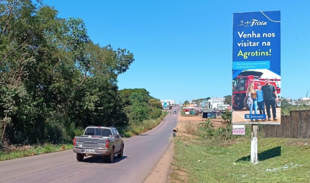 Outdoor em Paraíso do Tocantins - JARDIM PAULISTA, AV. BERNARDO SAYÃO, PRÓXIMO A MARTA TRATORES (#PSO13-B) | Paraled Mídia Exterior