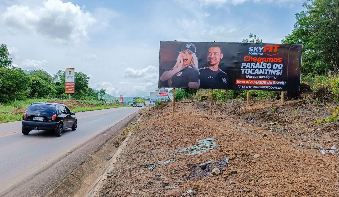 Outdoor em Paraíso do Tocantins - TO-080 | Paraled