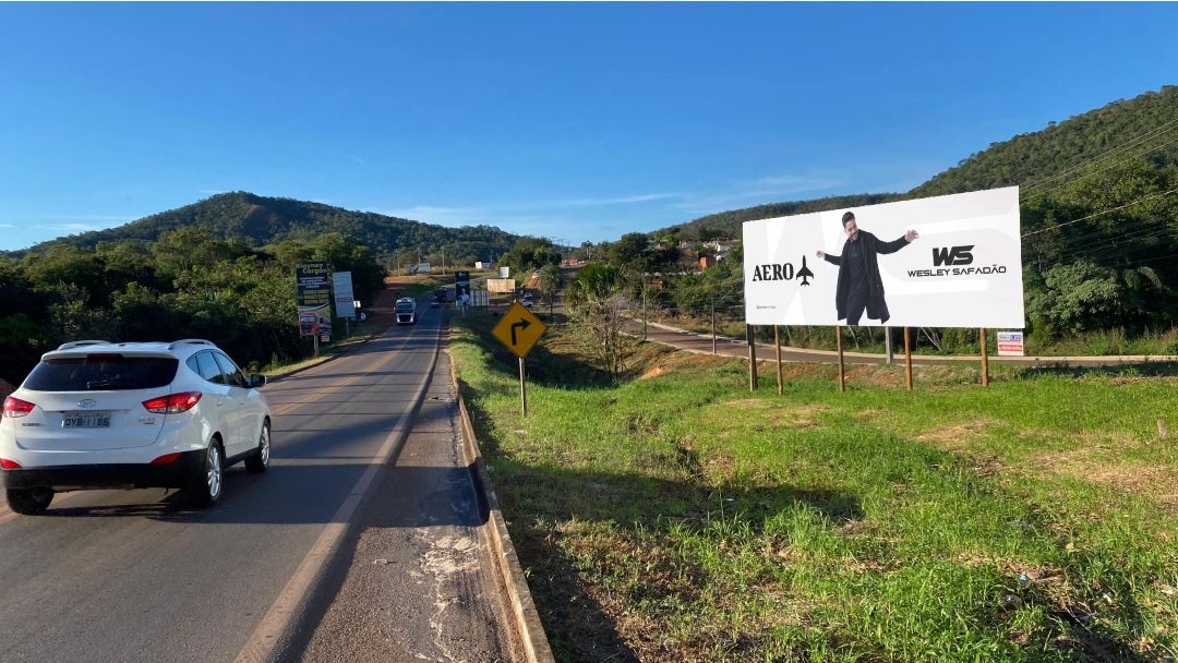 Outdoor em Paraíso do Tocantins - SERRANO I, TO-080, SAÍDA DE PARAÍSO PARA PALMAS, AO LADO DIREITO DEQUEM TRANSITA (#PSO39) | Paraled Mídia Exterior