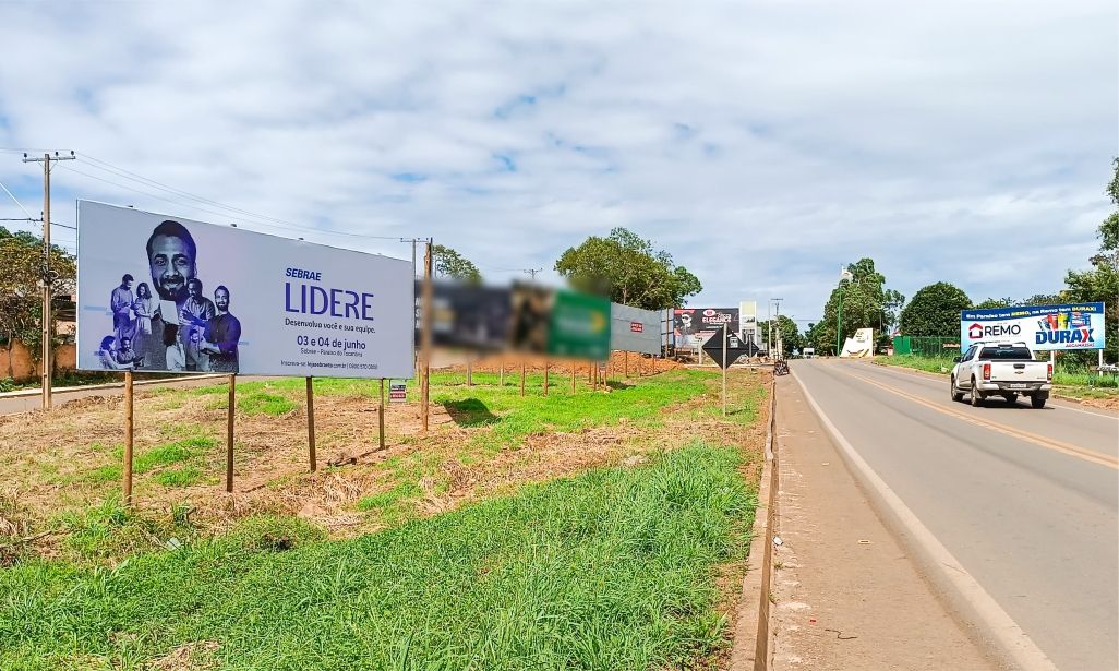 Outdoor em Paraíso do Tocantins - SERRANO I, TO-080, ENTRADA DE PARAÍSO, AO LADO
ESQUERDO DE QUEM TRANSITA
VINDO DE PALMAS (#PSO40) | Paraled Mídia Exterior