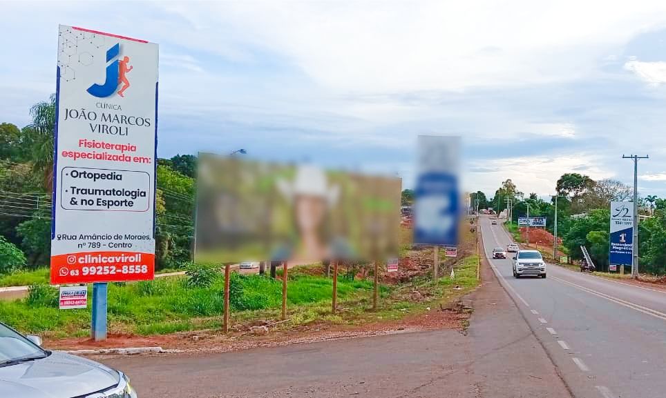 Outdoor em Paraíso do Tocantins - SERRANO I, TO-080, ENTRADA DE PARAÍSO, AO LADO
ESQUERDO DE QUEM TRANSITA
VINDO DE PALMAS (ENTRADA DO
PARQUE DOS BURITIS) (#PSO41) | Paraled Mídia Exterior