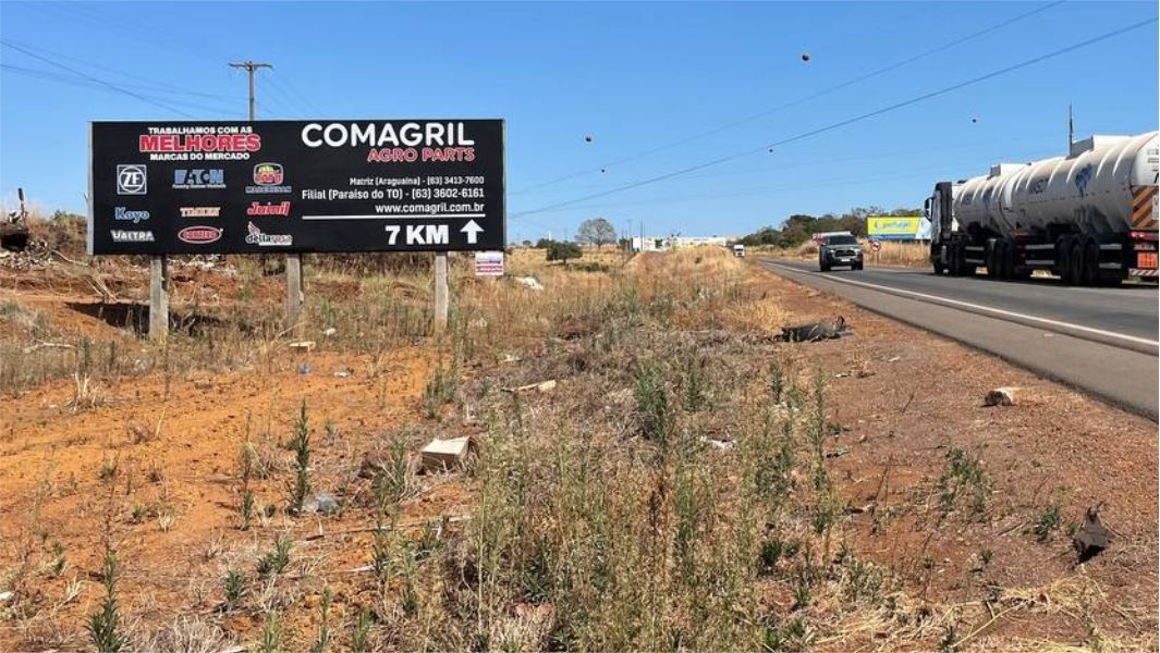 Outdoor em Paraíso do Tocantins, TO-080, VINDO DE PALMAS PARA PARAÍSO,
AO LADO ESQUERDO DE QUEM TRANSITA VINDO
DE PALMAS (DEPOIS DO POSTO ALTO DA SERRA) (#PSO51-B) | Paraled Mídia Exterior