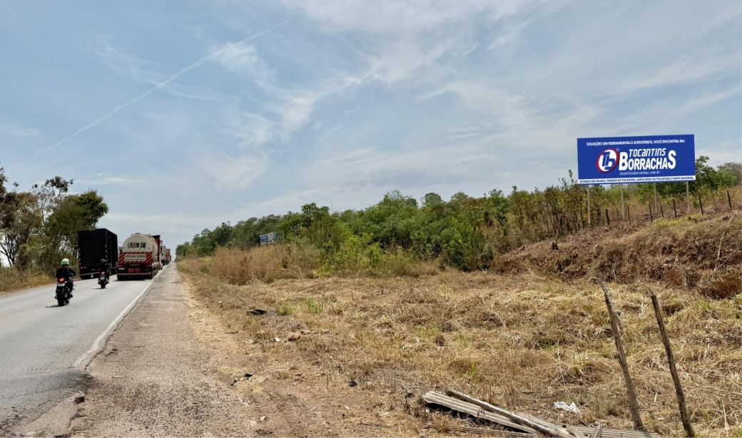 Outdoor em Paraíso do Tocantins, BR-153, CHEGANDO EM PARAÍSO, SENTIDO PUGMIL PARA PARAÍSO (DEPOIS DOFRÍGORIFICO PLENA) (#PSO57) | Paraled Mídia Exterior