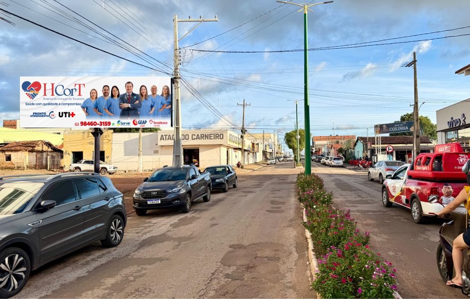 Outdoor em Paraíso do Tocantins - POUSO ALEGRE, AV. CASTELO BRANCO, SENTIDO FEIRA COBERTA, LADO DIREITO DE QUEM TRANSITA, EM FRENTE AO PROCON (#PSO59-B) | Paraled Mídia Exterior