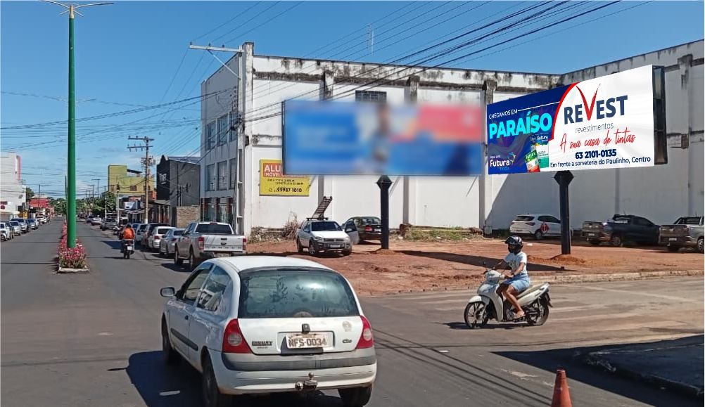 Outdoor em Paraíso do Tocantins - POUSO ALEGRE, AV. CASTELO BRANCO, SENTIDO FEIRA COBERTA, LADO DIREITO DE QUEM TRANSITA, EM FRENTE AO PROCON (#PSO60-B) | Paraled Mídia Exterior