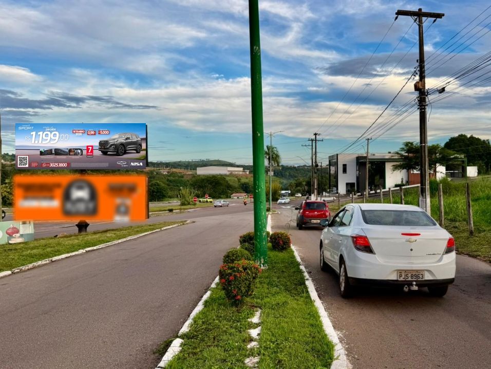 Outdoor em Paraíso do Tocantins - CENTRO, AV. BERNARDO SAYÃO, SUPERIOR (#PSO63-B) | Paraled Mídia Exterior