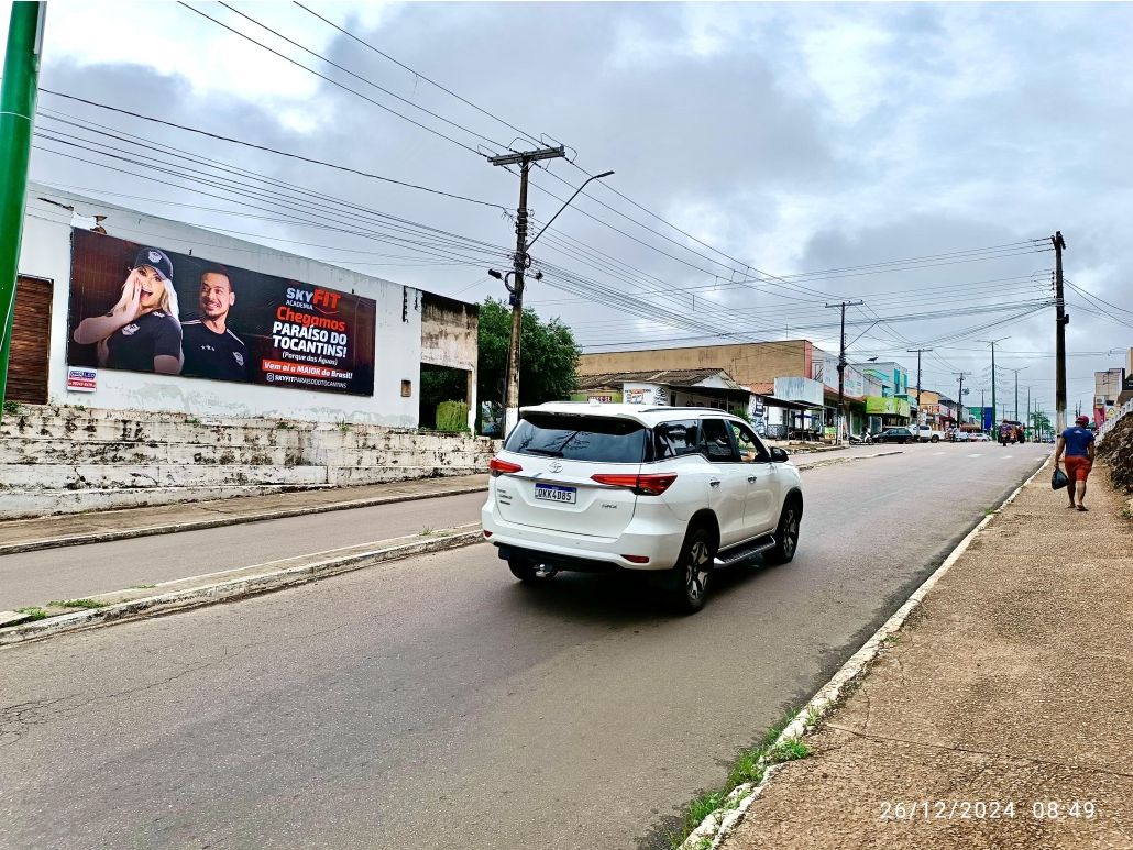 Outdoor em Paraíso do Tocantins - CENTRO, AV. BERNARDO SAYÃO, LADO ESQUERDO (#PSO66) | Paraled Mídia Exterior